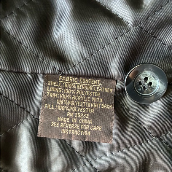 Black Shearling Trim Long Coat - Women - Picture 2 of 4